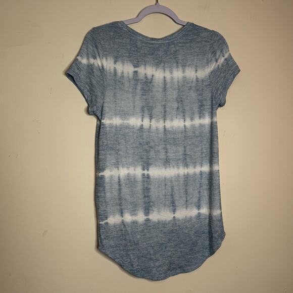 Market & Spruce Tie Dye T-Shirt Blue NWOT Size XS Short Sleeve Crewneck - Picture 5 of 8